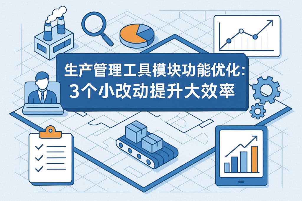 生产管理工具模块功能优化：3 个小改动提升大效率